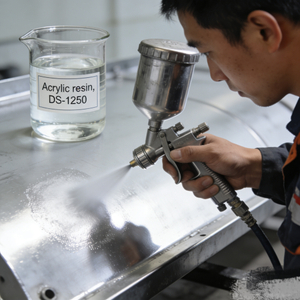 DS-1250 thermoplastic acrylic resin used in exterior wall coatings and architectural coatings.